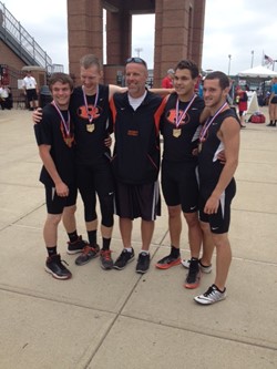 Congratulations to the 4x100 Relay Team - State Champions!