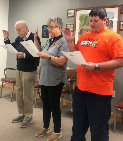 2024 School Board Members- John Riebesell, Cathy McCrea, Nate Gress