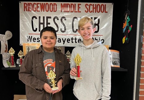 Middle School Chess Club Members