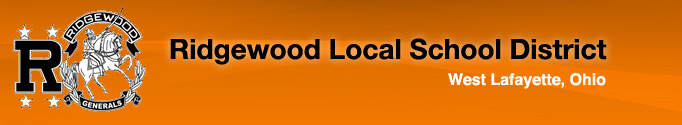 Ridgwood Local School District, West Lafeyette, Ohio - Ridgewood banner